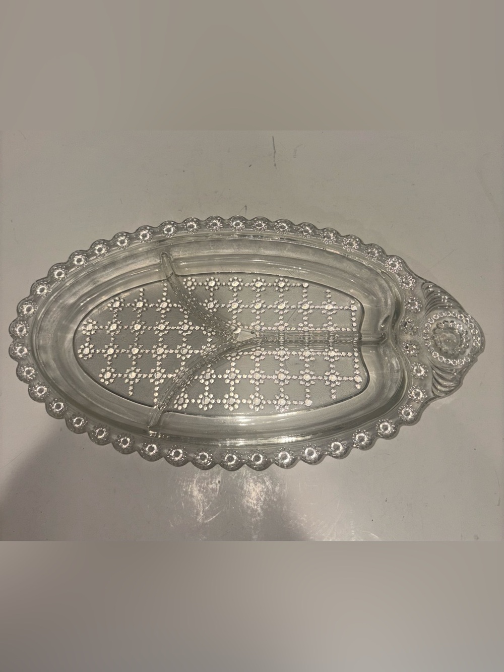 Vintage Hazel Atlas Relish Dish